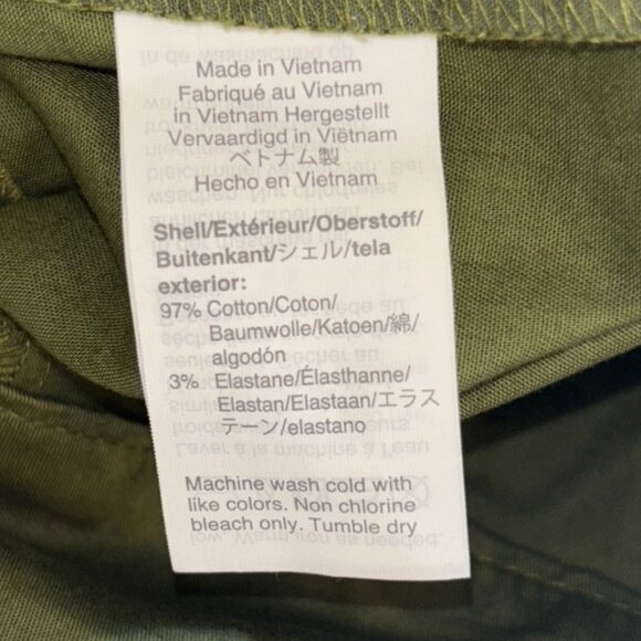 New J.Crew Olive Forrest Green Chino Shorts NWT Size 6 Cotton 9” Inseam Classic - Picture 9 of 10